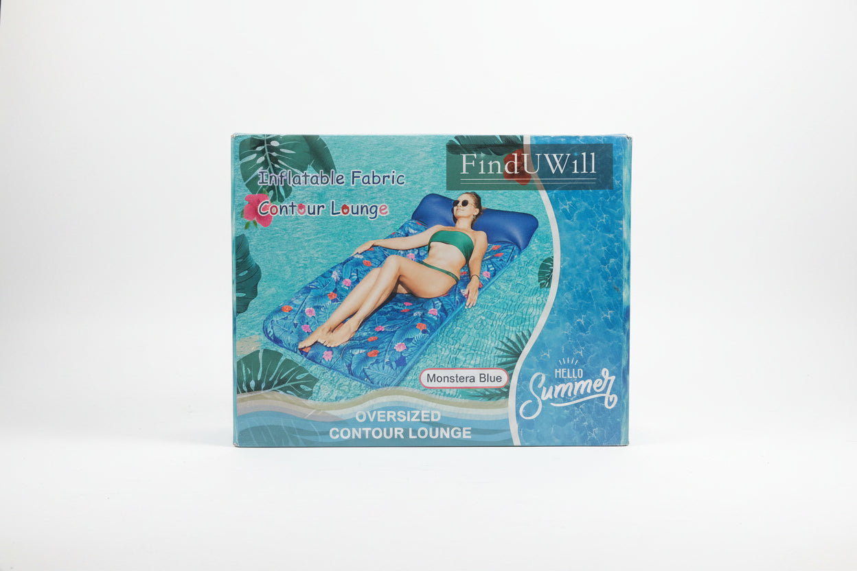 Inflatable fabric contour lounge